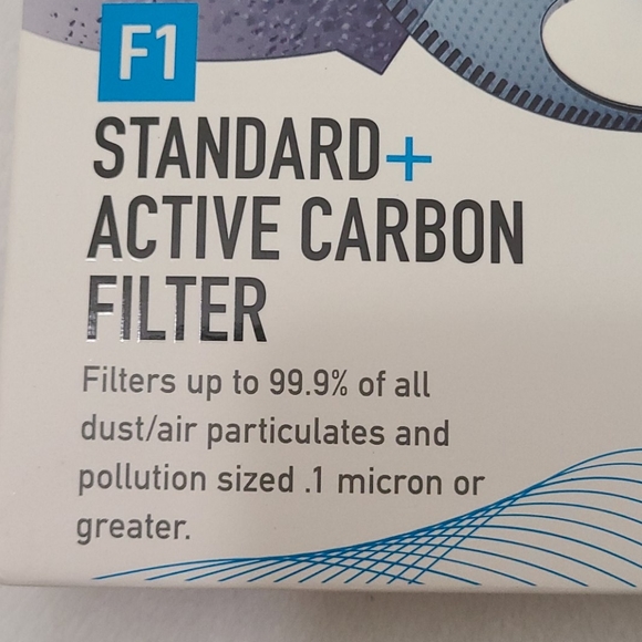 RZ Mask F1 Standard Active Carbon Filter Masks - Picture 2 of 3